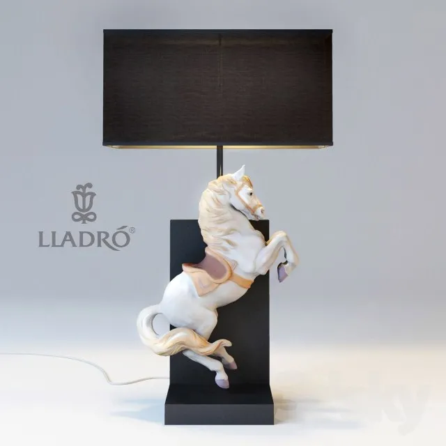 Table Lamp Lladro Courbette 3DS Max - thumbnail 3