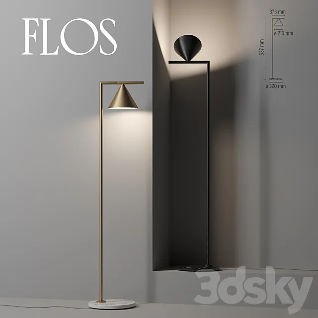 Floor Lamp – 3D Models – FLOS Captain Flint