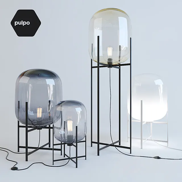 Floor Lamp – 3D Models – Lamp Pulpo Oda