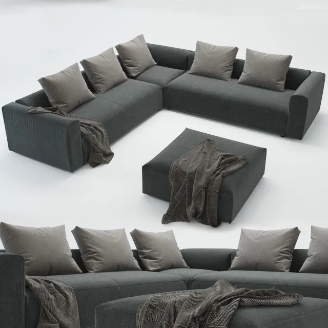 Furniture – Sofa 3D Models – Biba Salotti sofa set 5