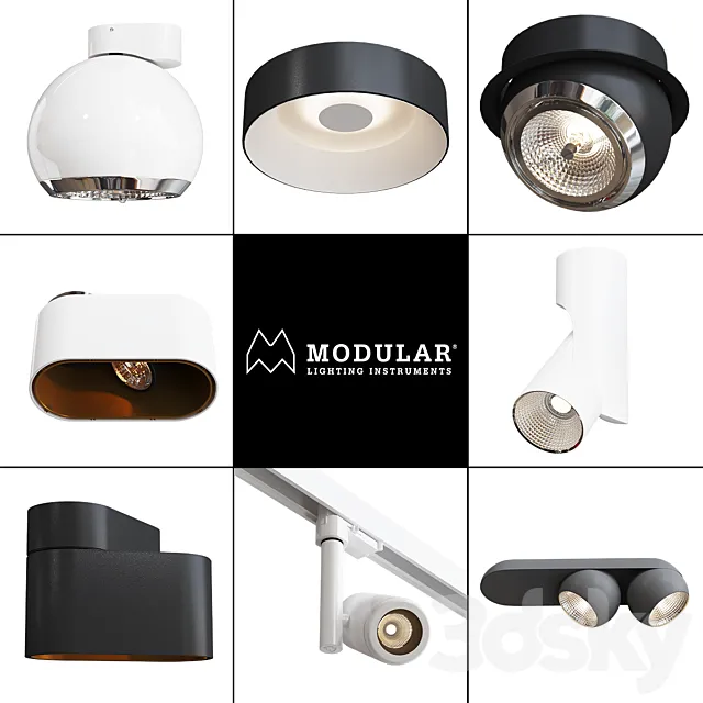 Spot Light – 3D Models – Modular Lighting Instruments