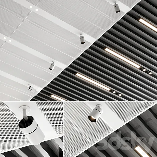 Spot Light – 3D Models – Suspended Ceiling Sas International