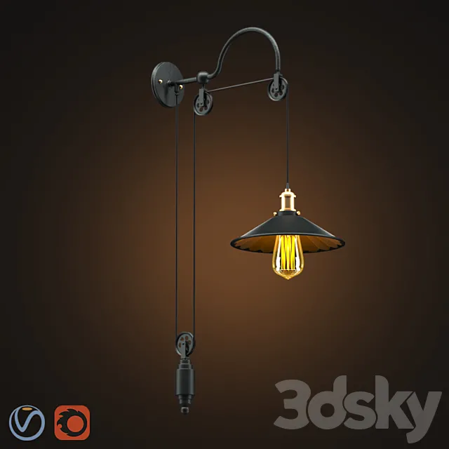 Wall Light – 3D Models – 0062