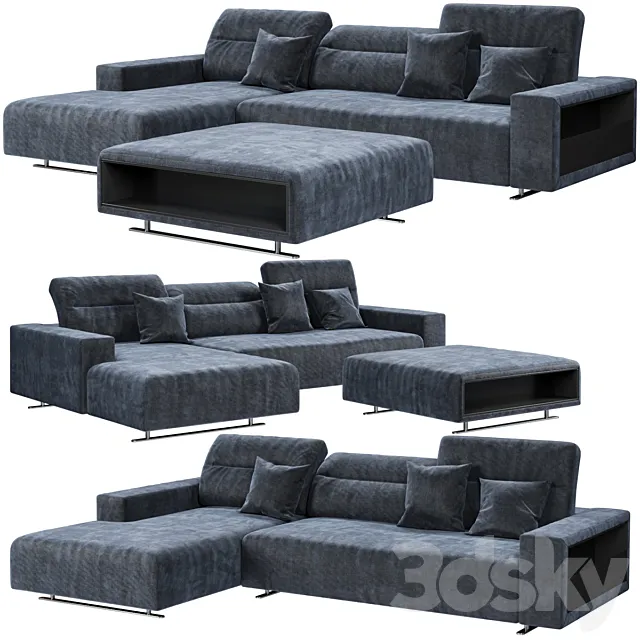 Furniture – Sofa 3D Models – BoConcept Hampton corner sofa