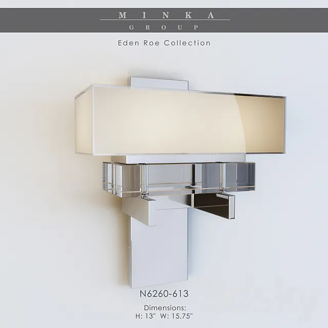 Wall Light – 3D Models – Minka group N6260-613