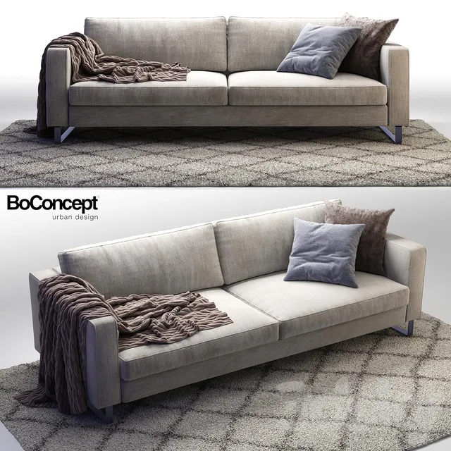 Furniture – Sofa 3D Models – BoConcept Indivi sofa 2