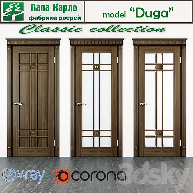 Door Narcissos (Series Classic) 3DS Max - thumbnail 3