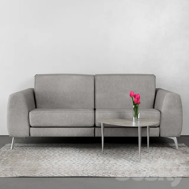 Furniture – Sofa 3D Models – BoConcept Madison Sofa