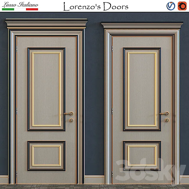 Lorenzo's Doors (Pietralta-2) 3DS Max - thumbnail 3