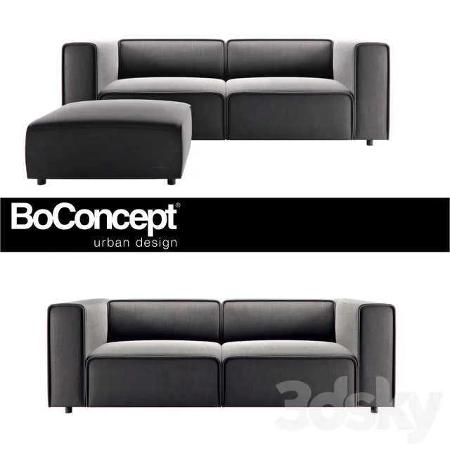Furniture – Sofa 3D Models – BoConcept.Carmo