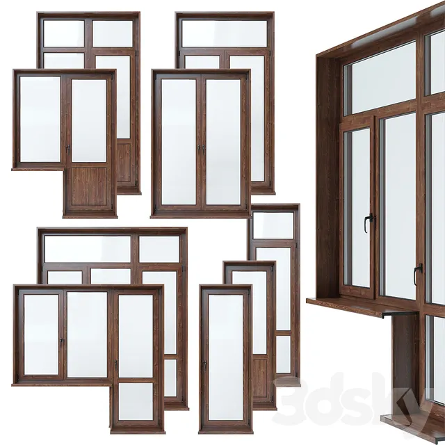 Doors – 3D Models – Balcony Door