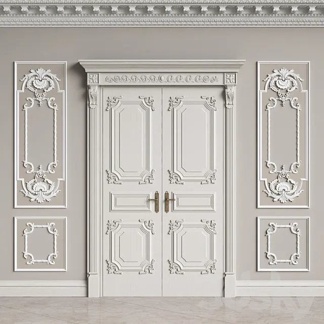 Doors – 3D Models – Classic Interior Decor 2
