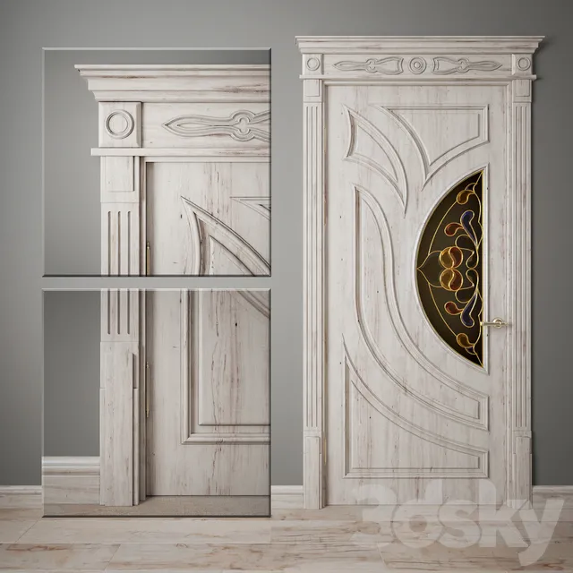 Doors – 3D Models – Door in the classic style