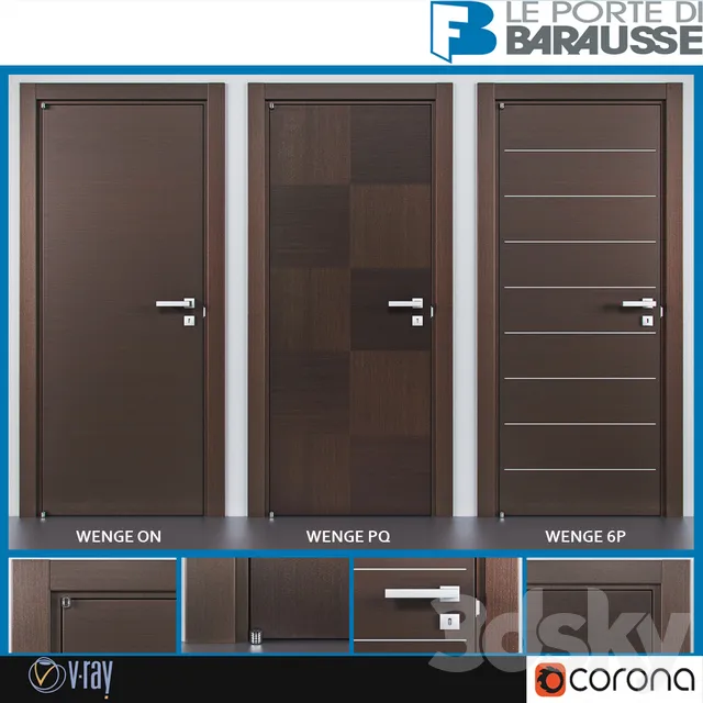 Doors – 3D Models – Door Wenge