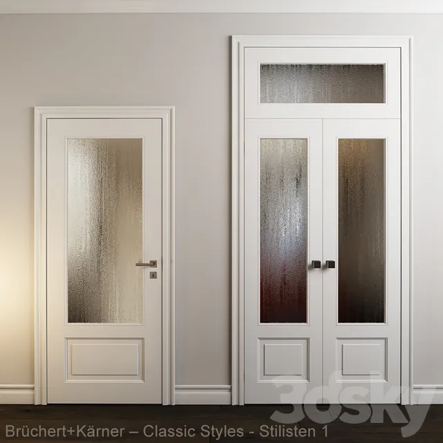 Doors – 3D Models – Doors – Bruchert + Karner – Classic Styles – Stilisten 1