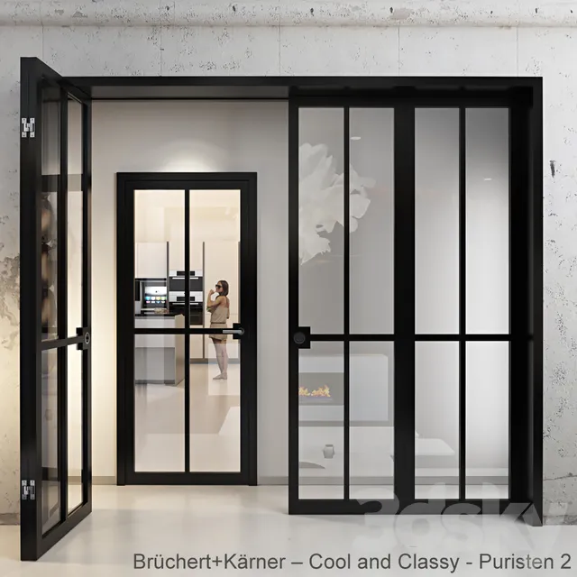 Doors – 3D Models – Doors – Brüchert + Kärner – Cool and Classy – Puristen 2.2