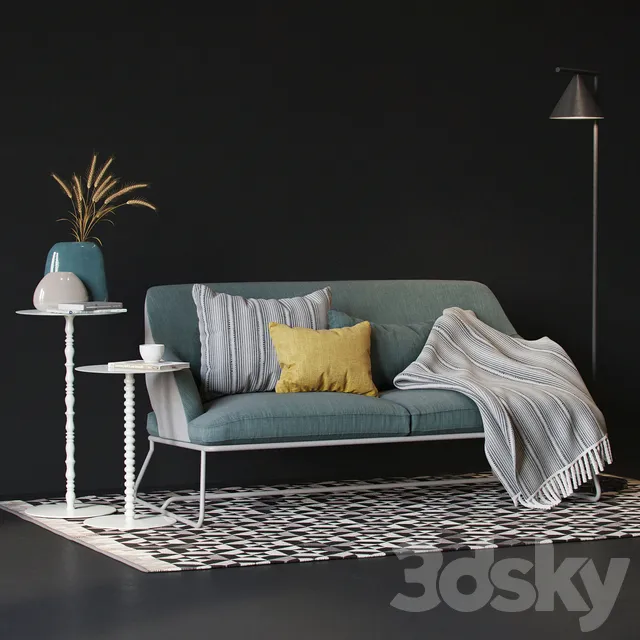 Furniture – Sofa 3D Models – Bonaldo Blazer sofa