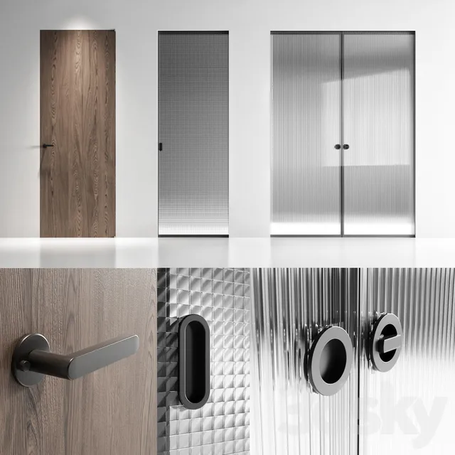 Doors – 3D Models – Glasitalia set