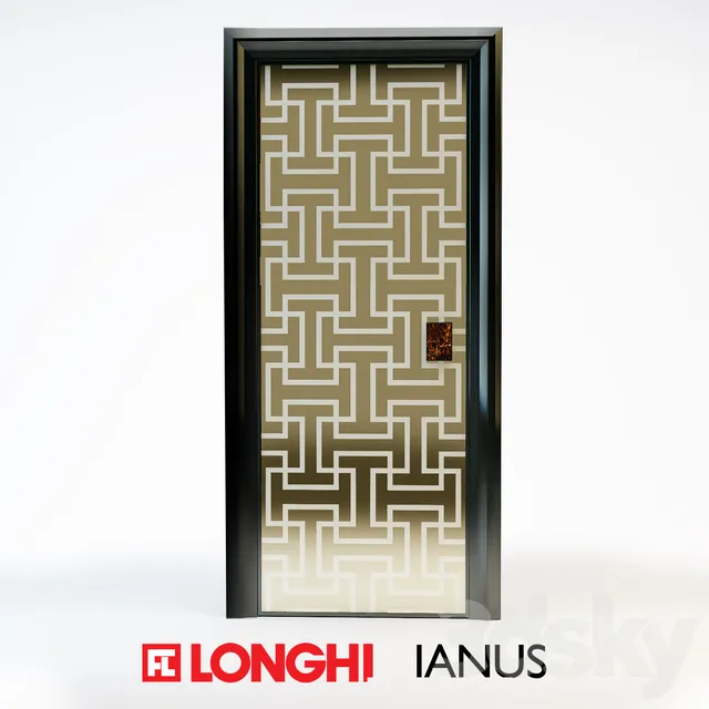 Doors – 3D Models – Ianus Longhi door