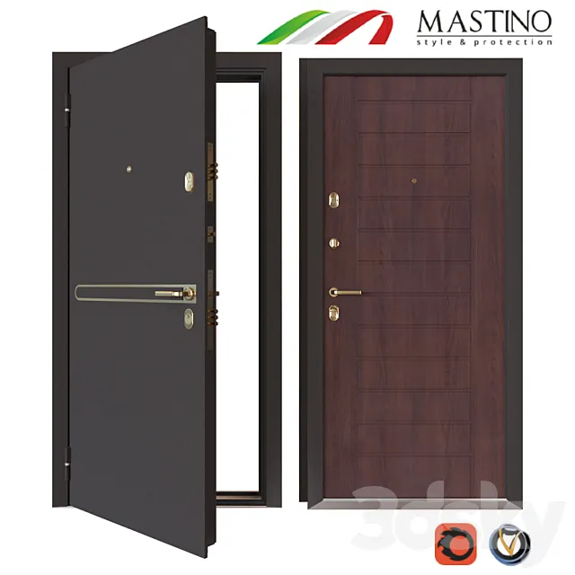 Doors – 3D Models – Input metal door MASTINO STRADA 3d Model