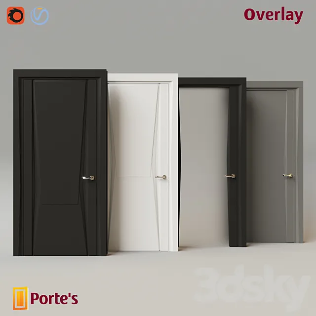 Doors – 3D Models – Overlay Portes Door