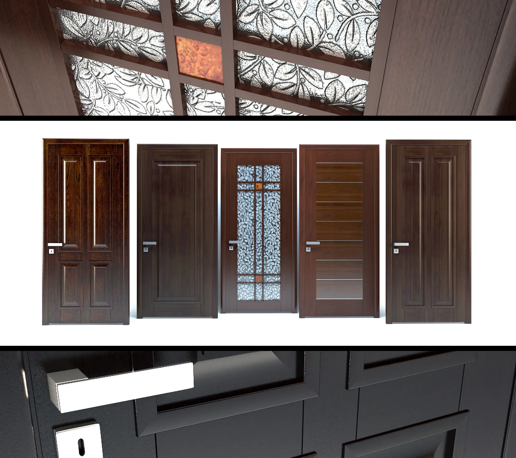 Doors – 3D Models – Set of interior doors