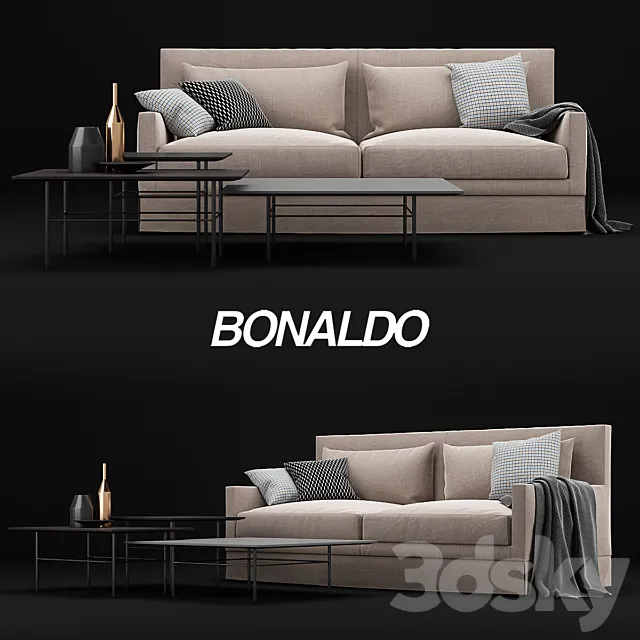 Furniture – Sofa 3D Models – Bonaldo Paraiso and Bonaldo Fard