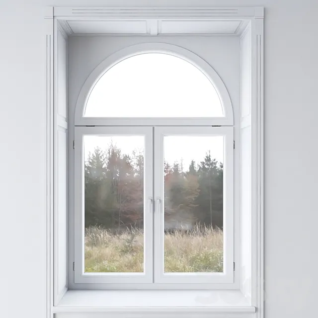 Windows – 3D Models – White window
