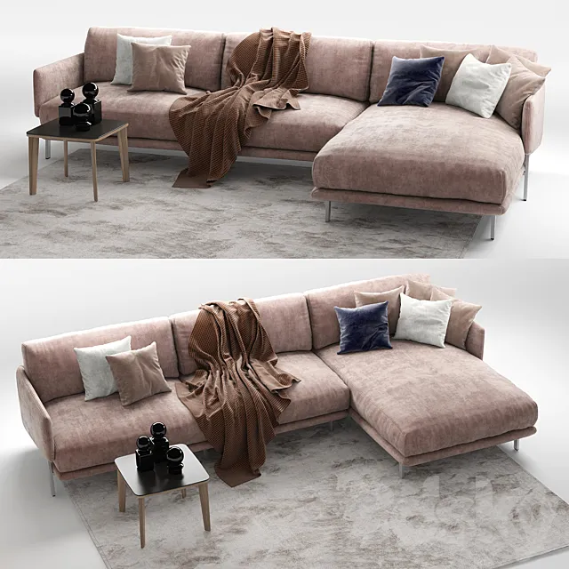 Furniture – Sofa 3D Models – Bonaldo Structure
