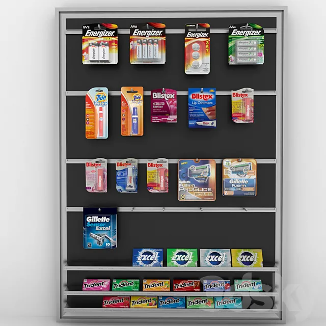 Store Product Set 01 3DS Max - thumbnail 3