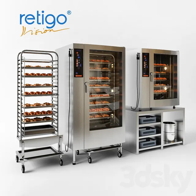 Shop – 3D Models – Convection ovens Retigo