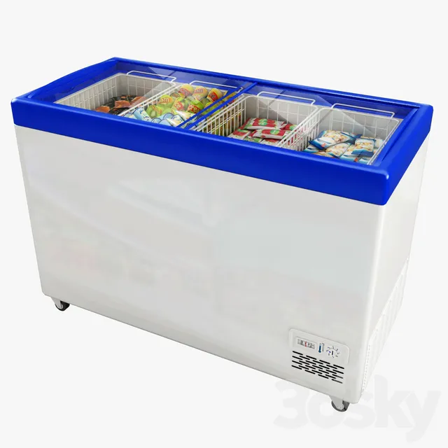 Shop – 3D Models – Ice Cream Freezer Polair Standard 3d model