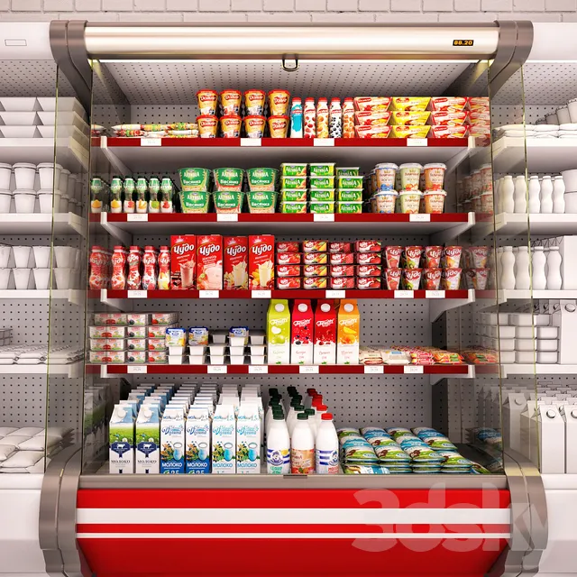 Shop – 3D Models – Refrigerated showcase Fortune