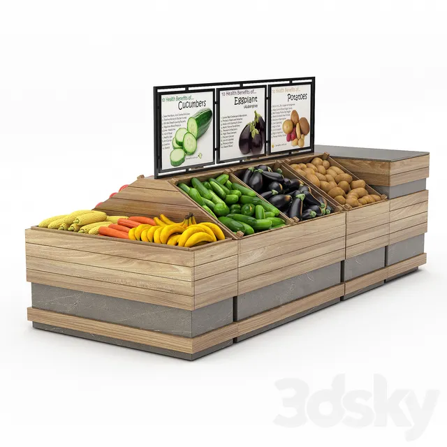 Shop – 3D Models – Vegetable Camber (max; fbx)