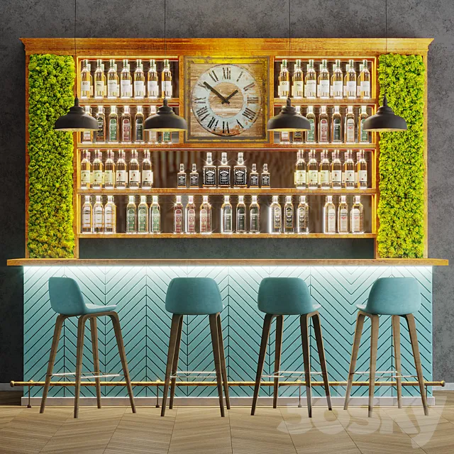 Restaurant – 3D Models – Bar Stool Eco Loft