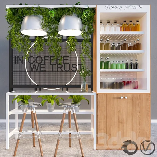 Restaurant – 3D Models – Coffee Shop a