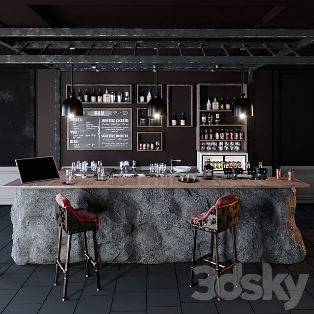 Restaurant – 3D Models – Stone.Bar