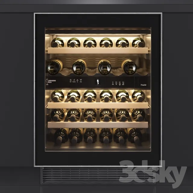 Restaurant – 3D Models – Wine Cabinet Liebherr