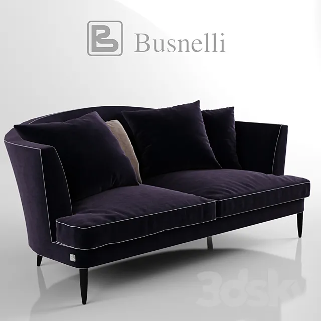 Furniture – Sofa 3D Models – Busnelli tresor sofa