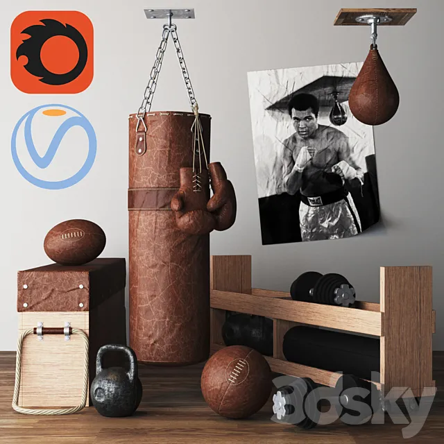 Sport – 3D Models – DIY Home Gym In A Box