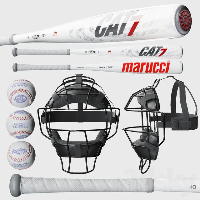 Sport – 3D Models – Marucci MCBC7 Cat7 BBCOR Baseball Bat