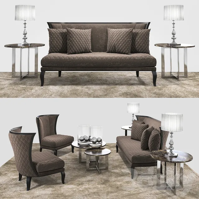 Furniture – Sofa 3D Models – Byron DVHome collection