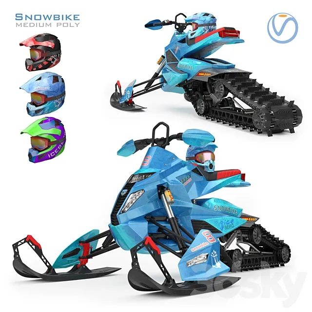 Sport – 3D Models – Snowmobile