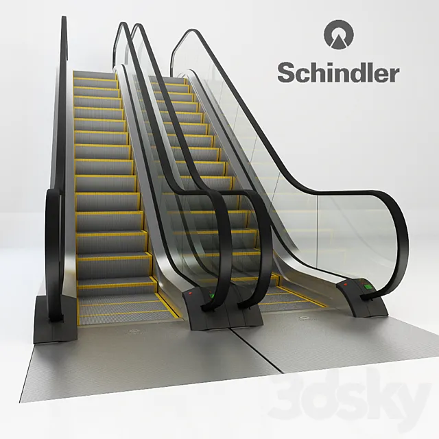 Staircase – 3D Models – acc.escalator.electric