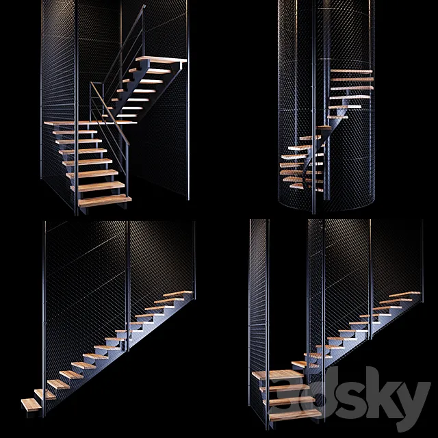 Staircase – 3D Models – Ladder Loft