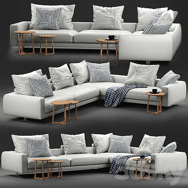 Furniture – Sofa 3D Models – Campiello Sofa