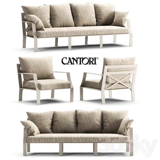Furniture – Sofa 3D Models – Cantori Re Sole