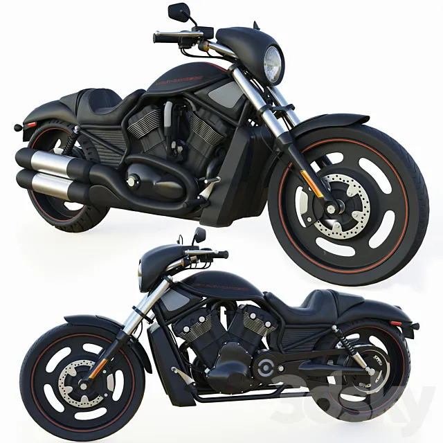 Transport – 3D Models – Harley-davidson night rod