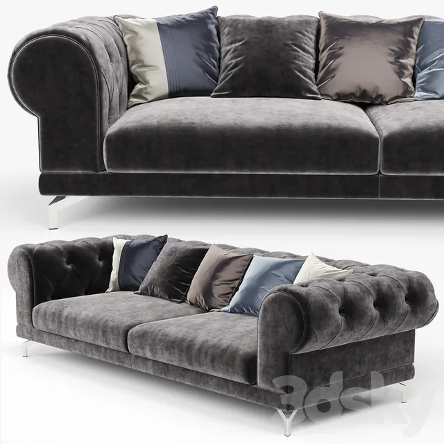 Furniture – Sofa 3D Models – CAPITONE SOFA