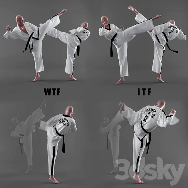 Creature – 3D Models – Form of taekwondo